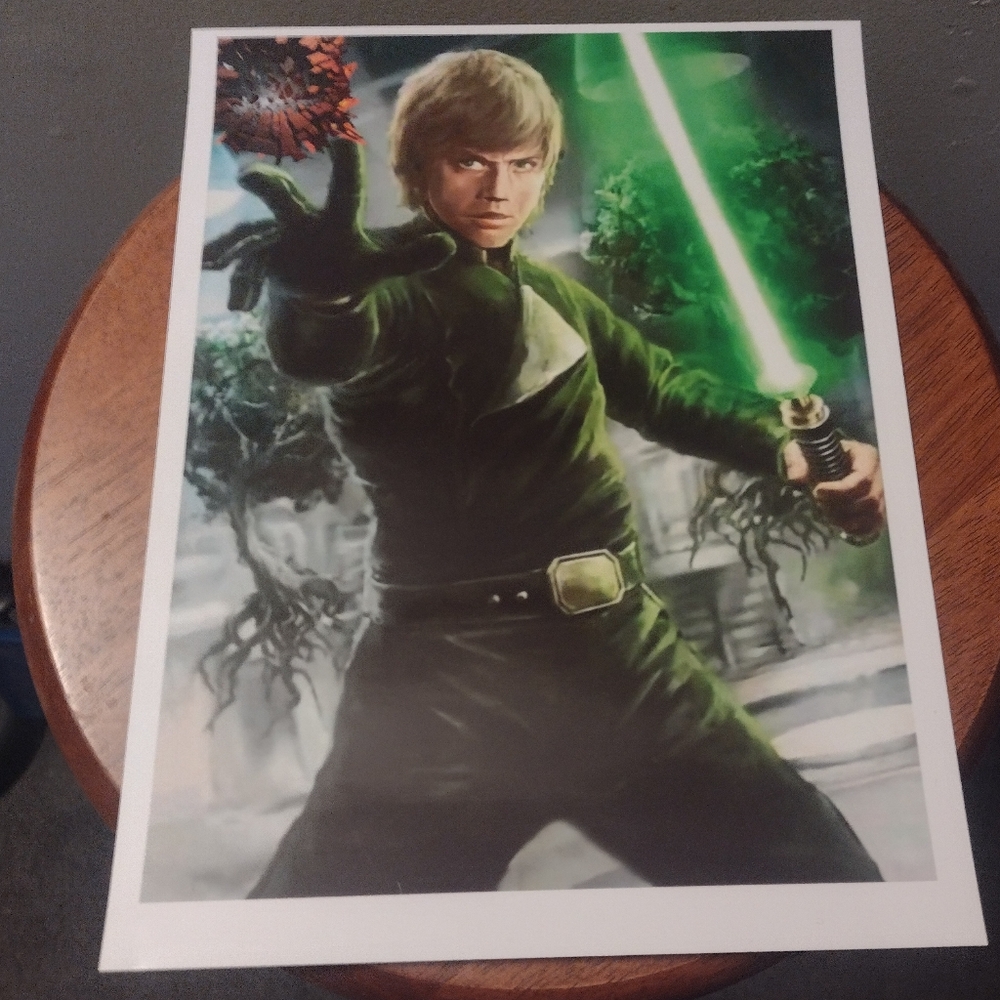 LUKE SKYWALKER STAR WARS 8.5x11 GLOSSY COLOR ART WALL/LOCKER KIDS/TEENS POSTER🔥